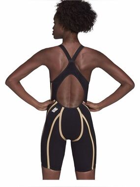 Adidas Adizero FS CB (Freestyle Closed Back) competitive tech swimsuit 24” black